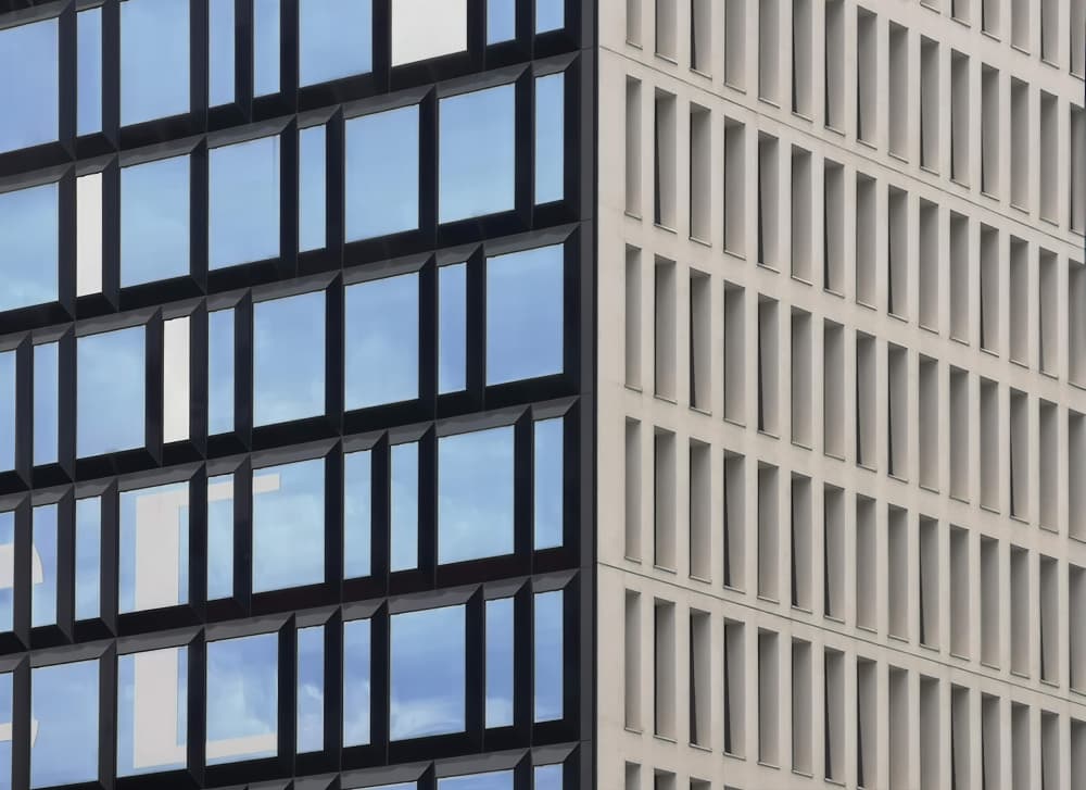 Modern Geometric Facades by Eden Antho — canvas wall art