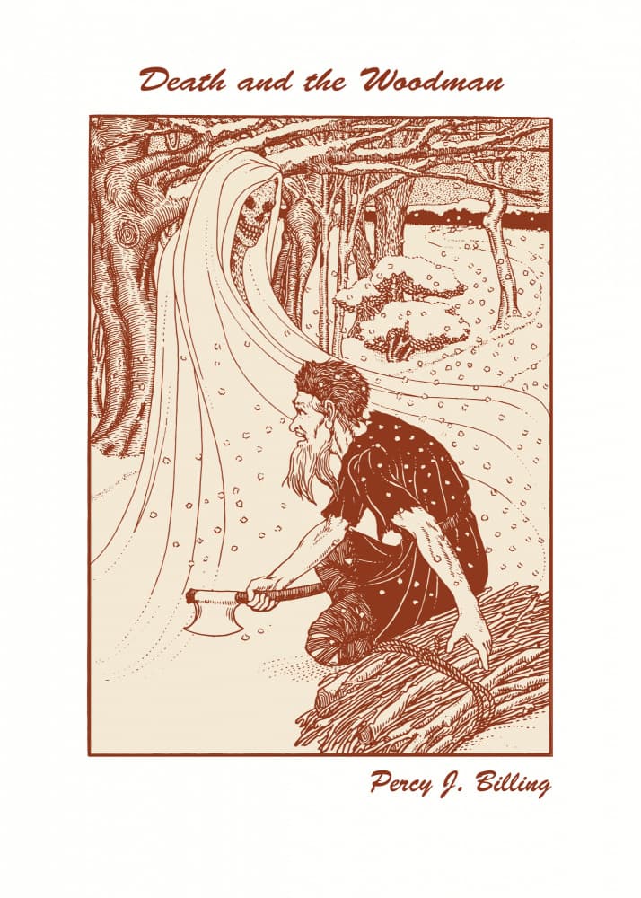 Death Confronts The Woodman by Doa Project — canvas wall art