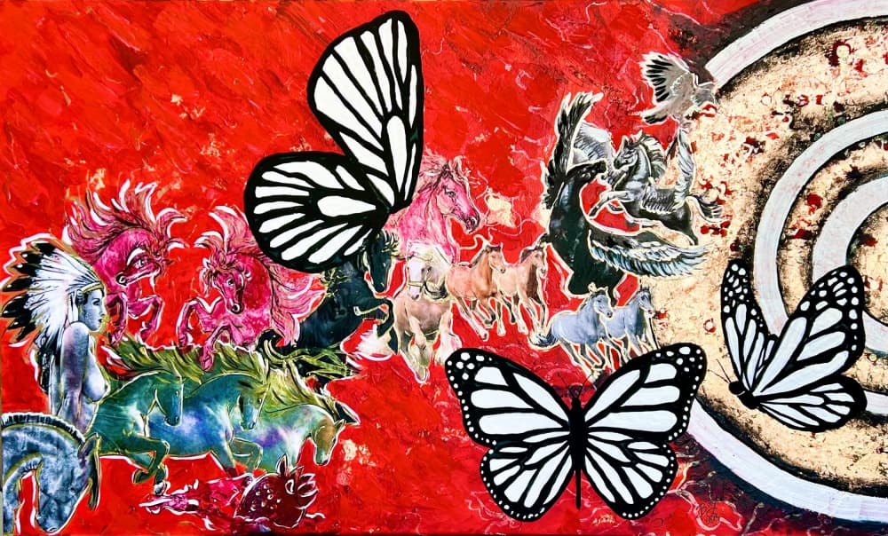 Vibrant Spirit Journey by Anda Bieza — canvas wall art