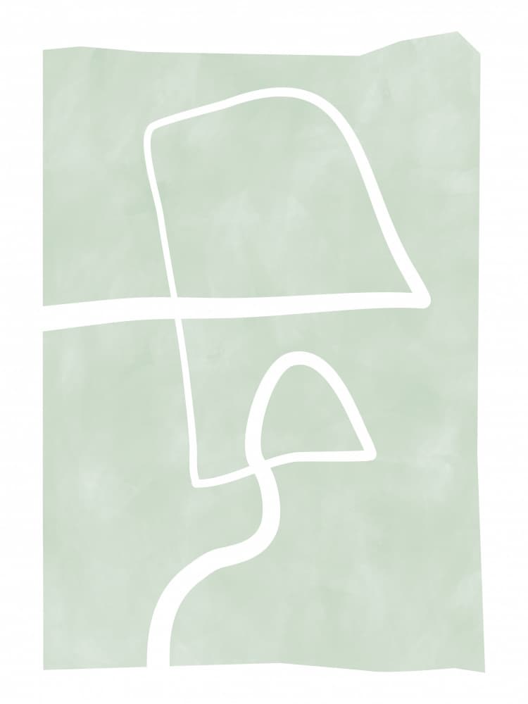 Gentle Curves Maze by Elena Ristova — canvas wall art