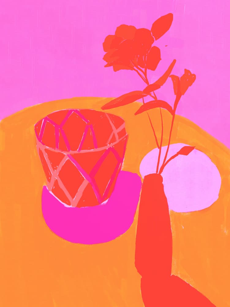 Vibrant Floral Still Life