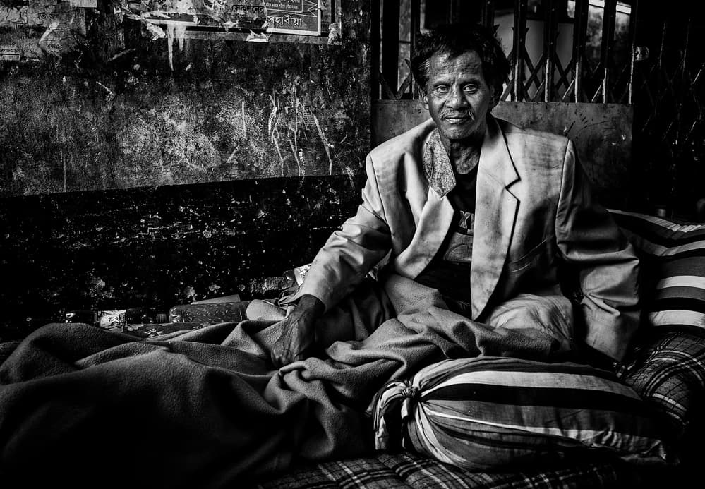 Elder Man's Gaze by Joxe Inazio Kuesta Garmendia — canvas wall art
