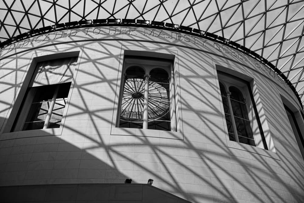 Geometric Dome Shadows by Milan Uhrin  AFIAP AZSF — canvas wall art