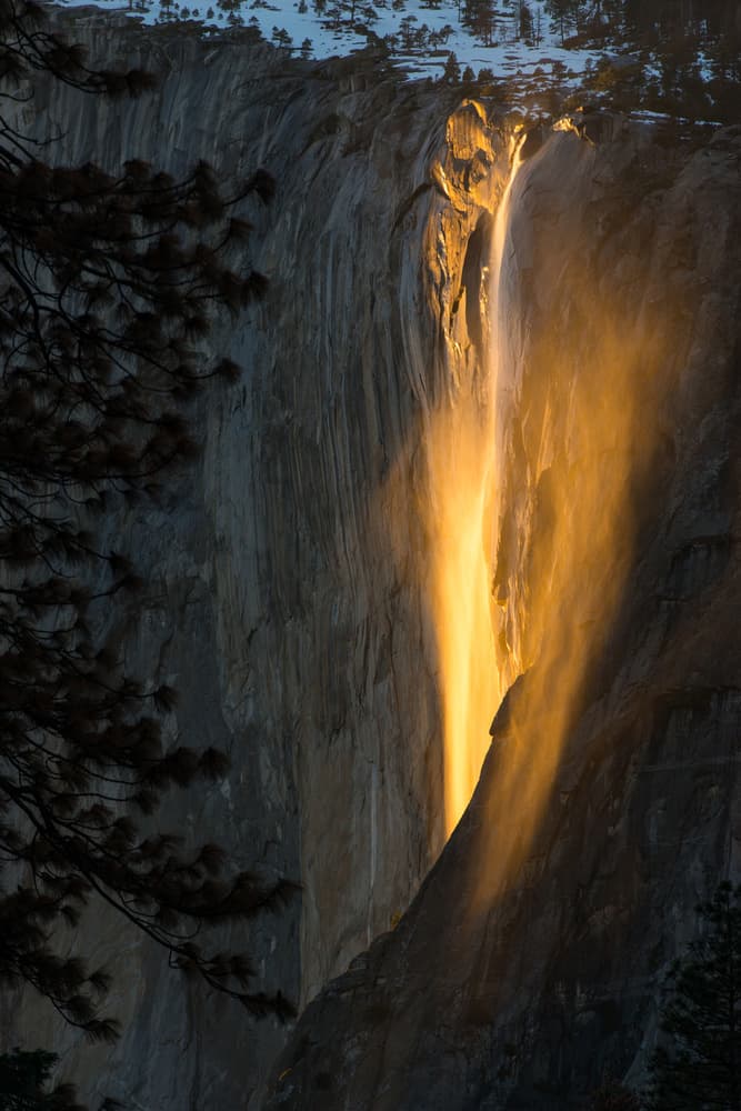 Golden Firefall Cascade by Bjoern Alicke — canvas wall art