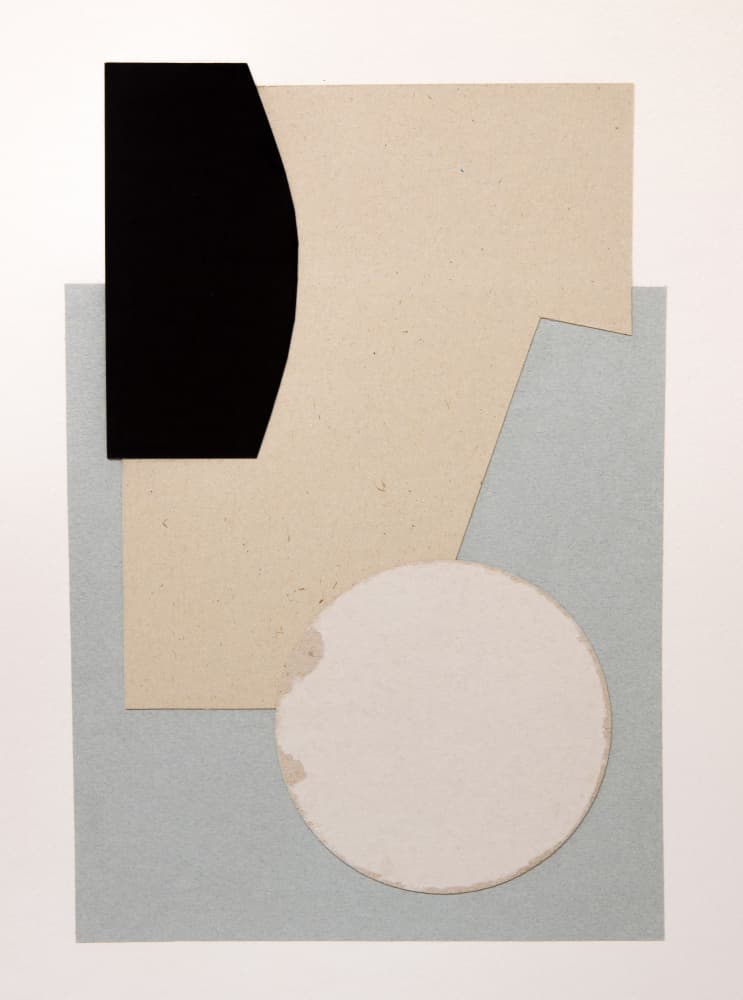 Modern Abstract Shapes by Ildefonso Martín — canvas wall art
