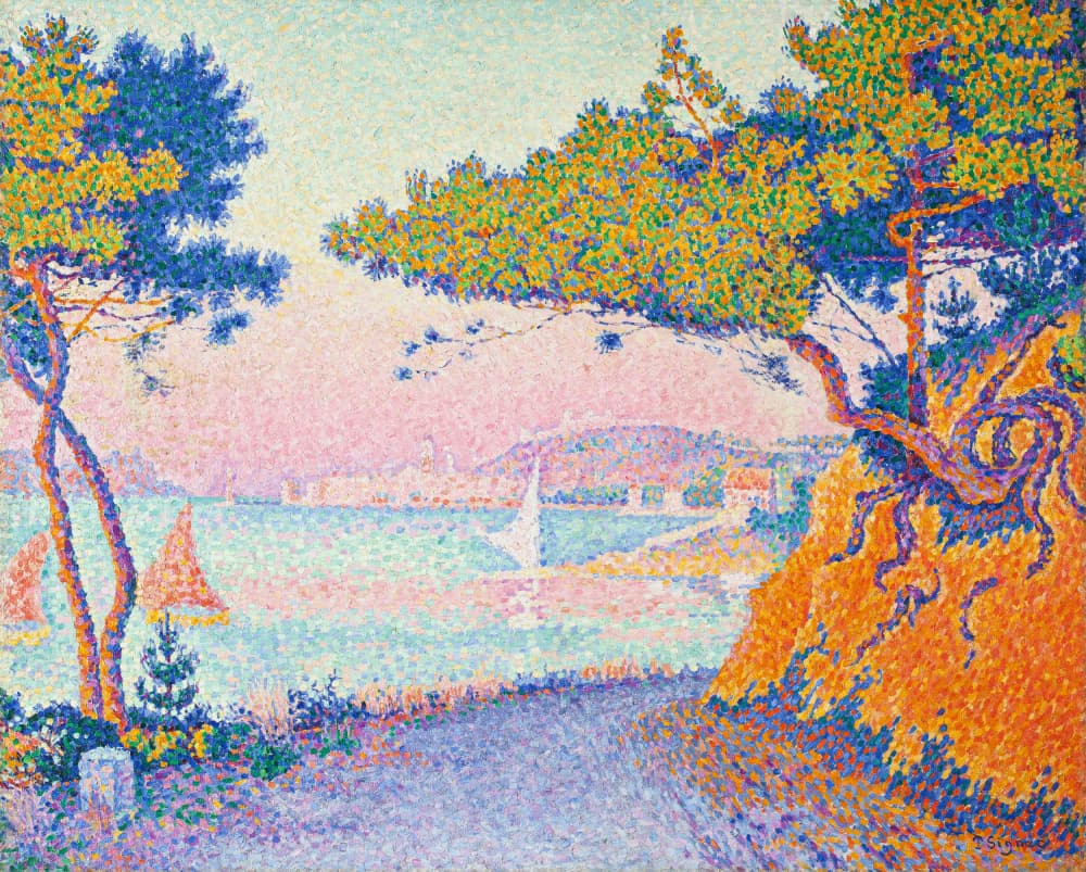 Golfe Juan 1896 by Paul Signac — canvas wall art