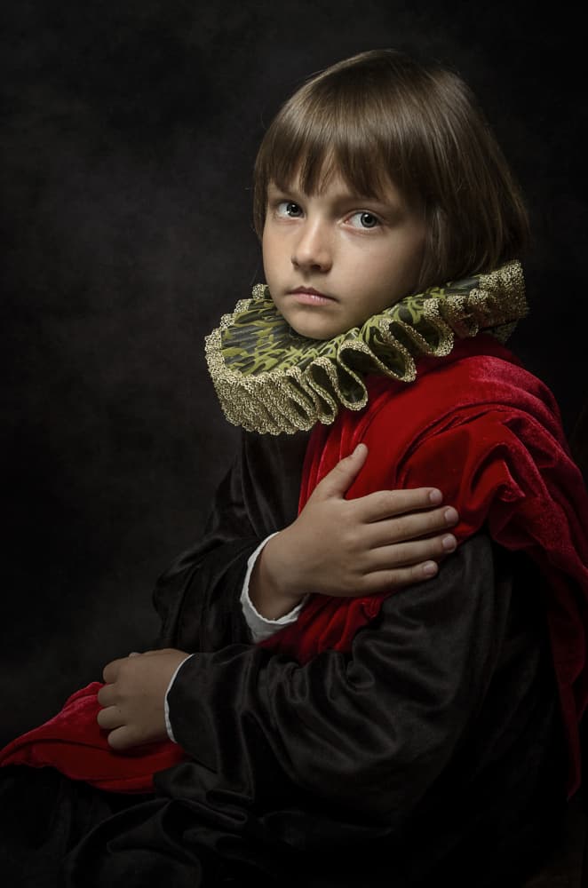 Regal Renaissance Child by Paul Adrian Chis — canvas wall art
