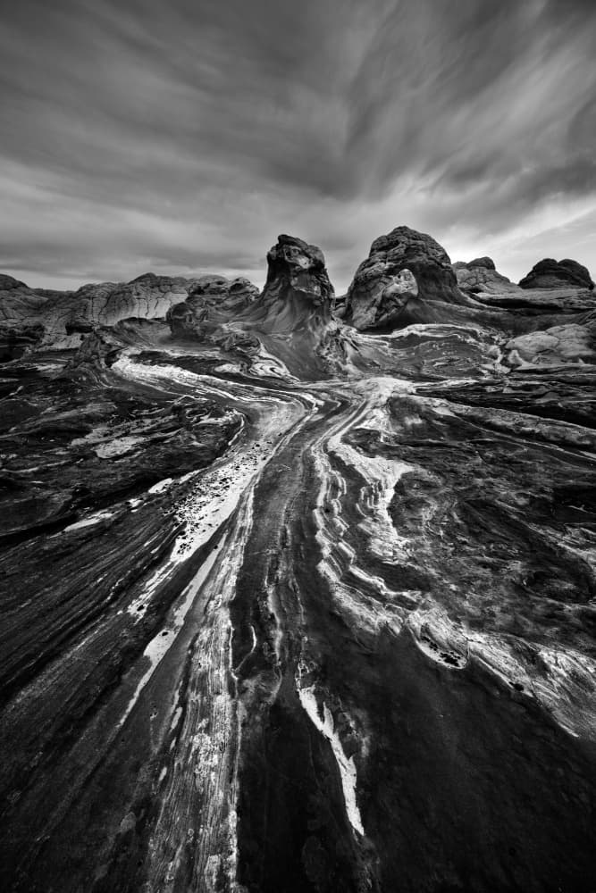 Flowing Desert Patterns by MIN LI — canvas wall art