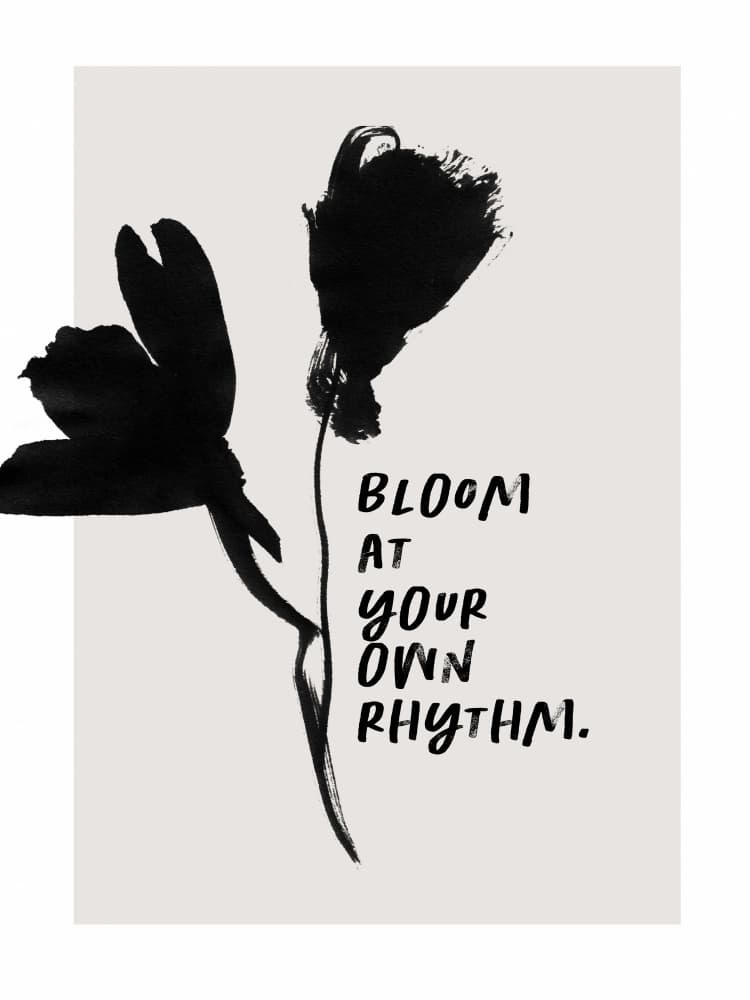 Rhythm in Bloom by Treechild — canvas wall art
