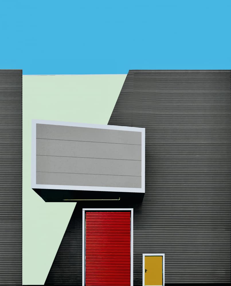 Bold Geometric Architecture by Arnon Orbach — canvas wall art