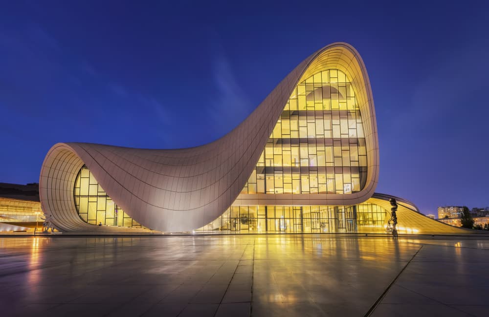 Baku Modern Architecture by Antoni Figueras — canvas wall art
