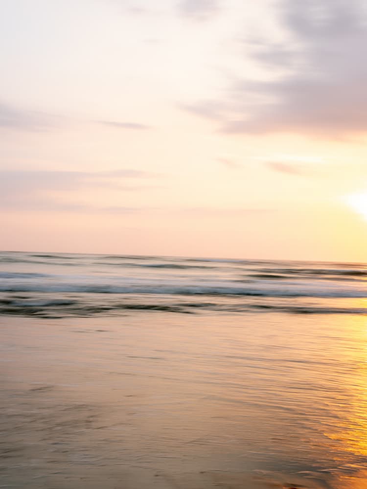Blurry Sunset by Raisa Zwart — canvas wall art