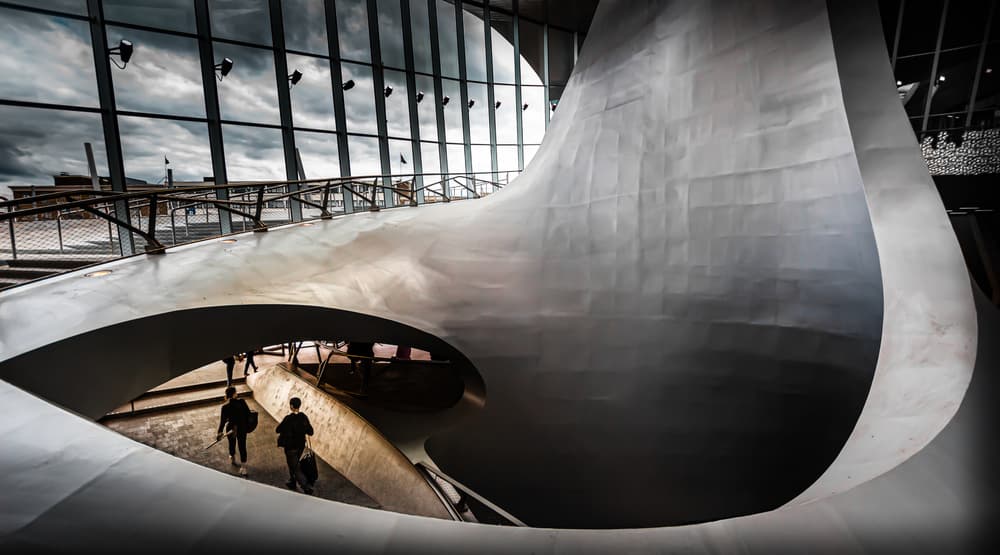 Dramatic Modern Architecture by Jörg Vollrath — canvas wall art