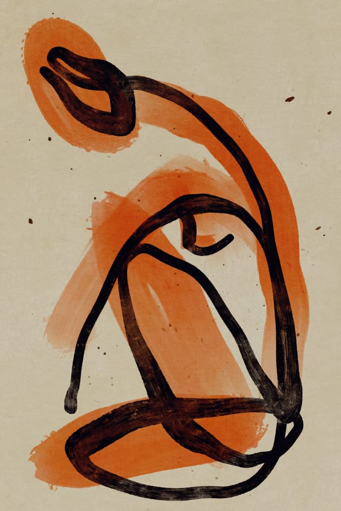 Flowing Silhouettes by Treechild — canvas wall art