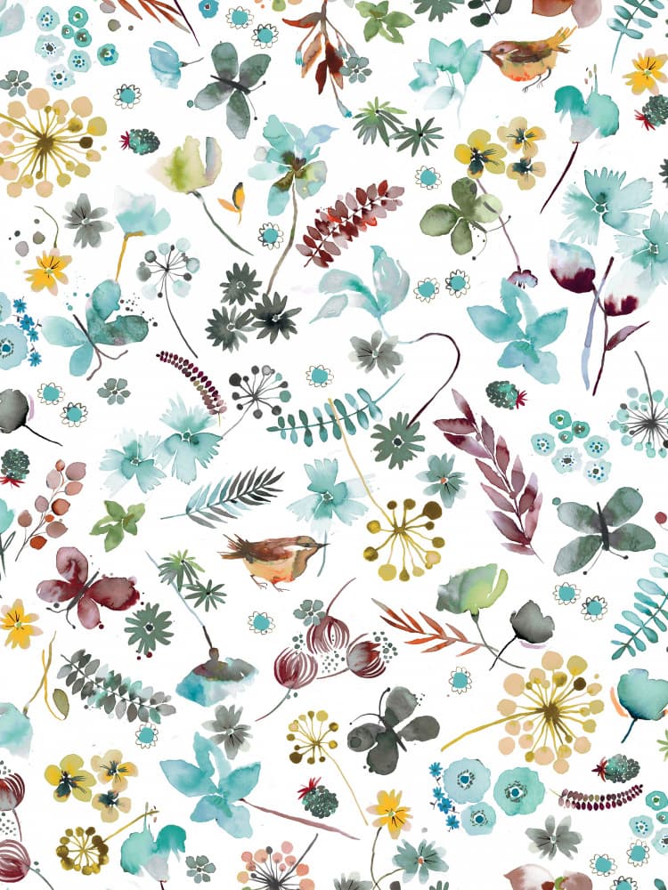 Delicate Watercolor Botanicals by Ninola Design — canvas wall art