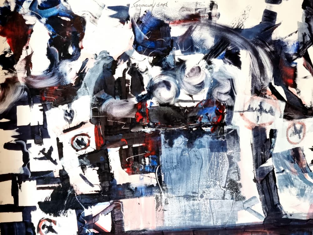 Bold Urban Abstract by David Antonides — canvas wall art