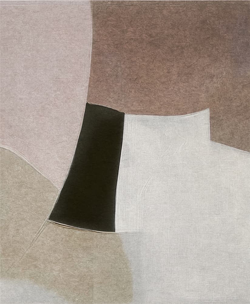 Earthy Abstract Forms by Alma — canvas wall art