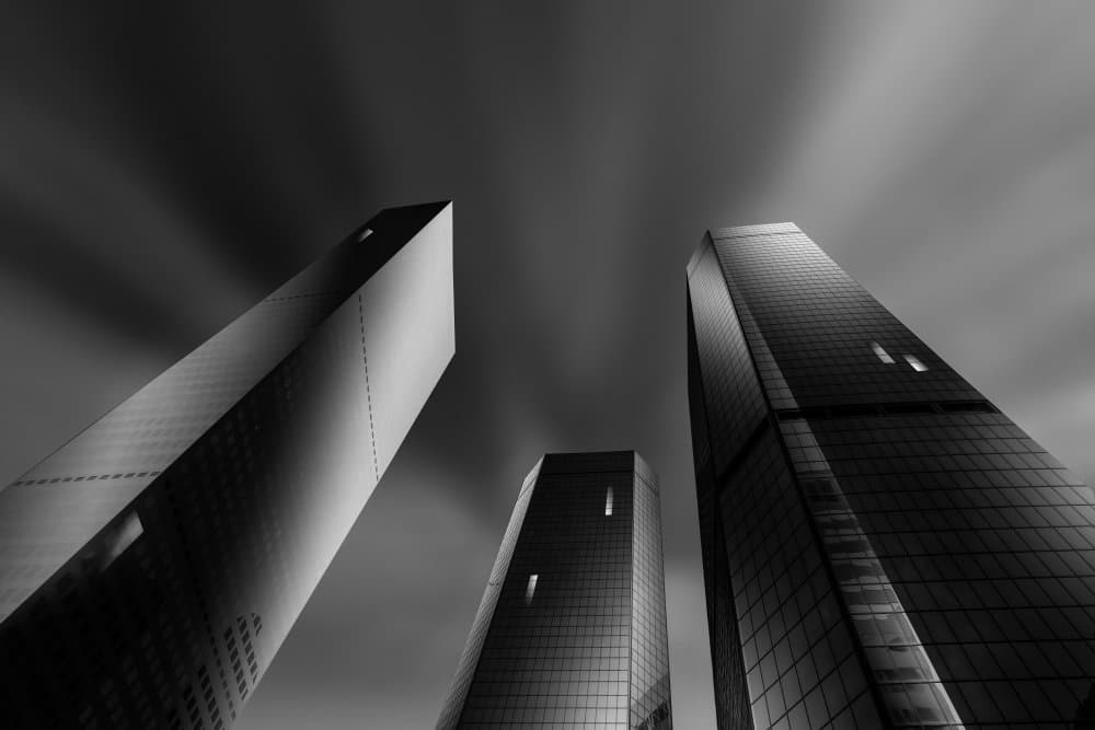 Soaring City Skyscrapers by Siyu_Wei APA — canvas wall art
