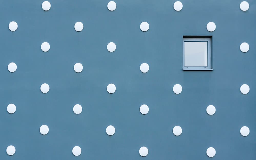 Window on Dotted Wall by Greetje van Son — canvas wall art