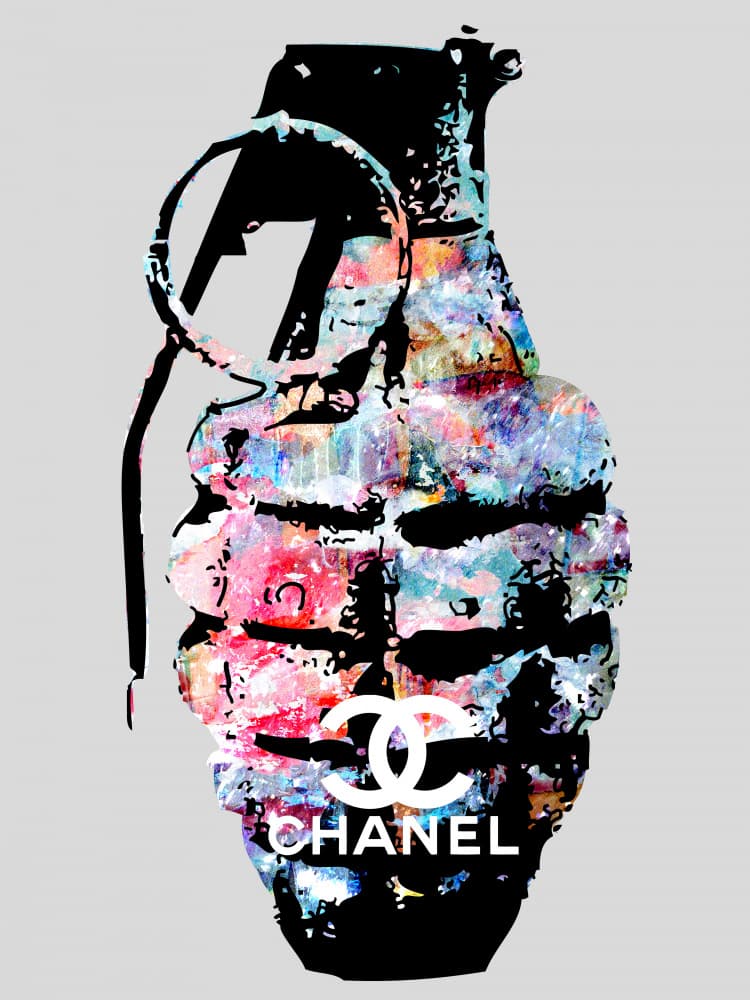 Vibrant Grenade Art by PASLIER Morgan — canvas wall art