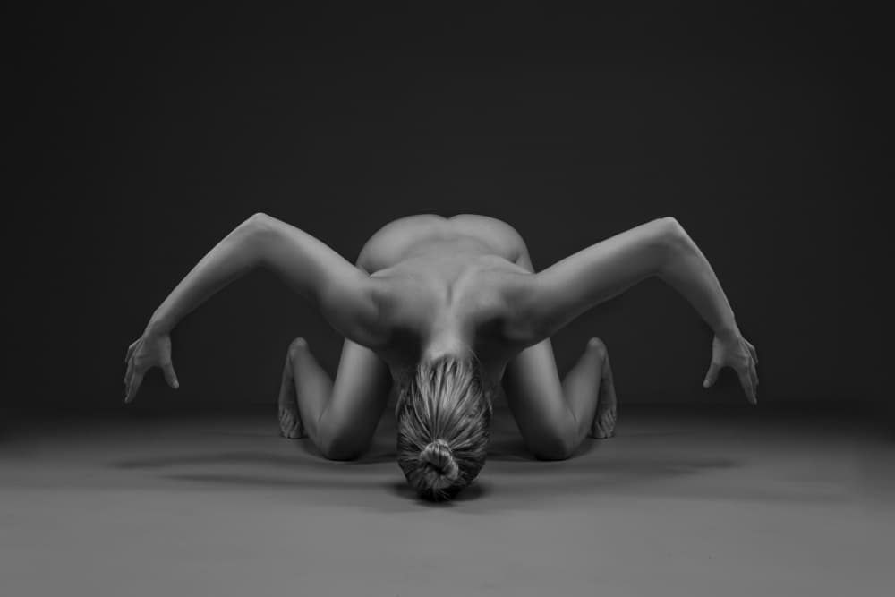 Dramatic Body Pose by Angéla Vicedomini — canvas wall art