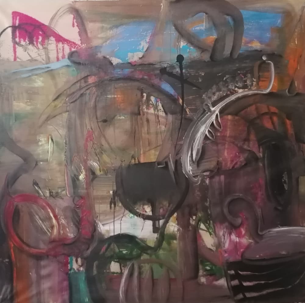 Dynamic Abstract Strokes by Stefano Mazzolini — canvas wall art
