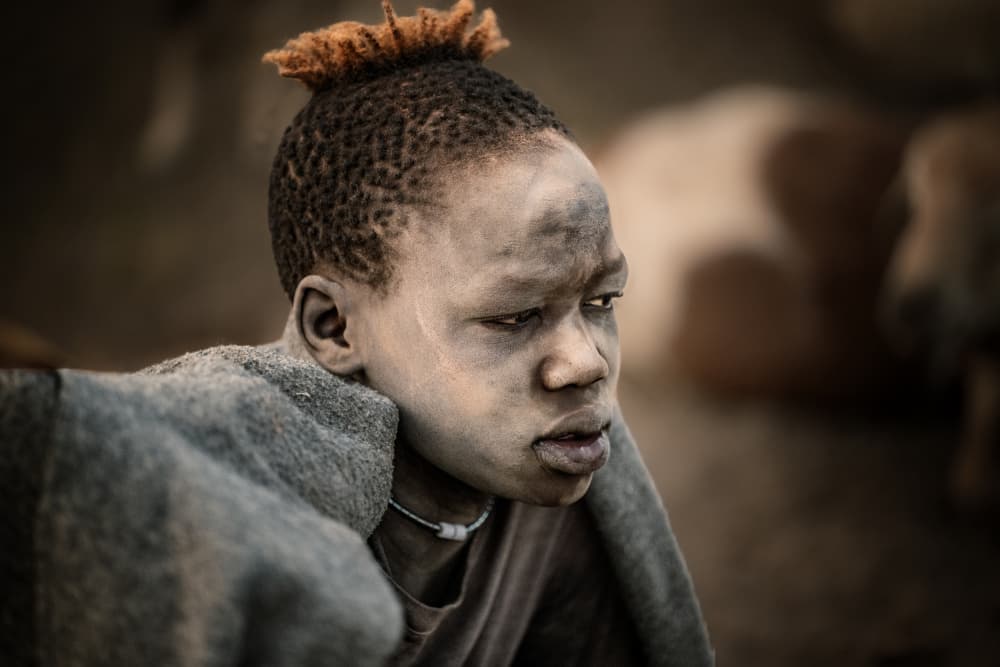 Pensive African Boy by Trevor Cole — canvas wall art