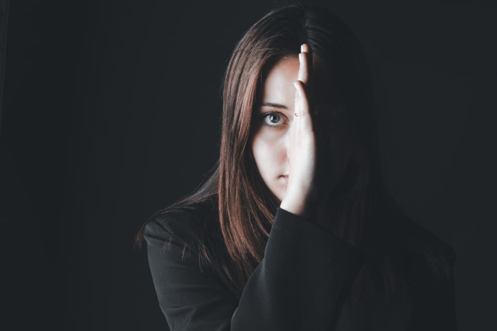 Shadowed Gaze by erwin hodister — canvas wall art