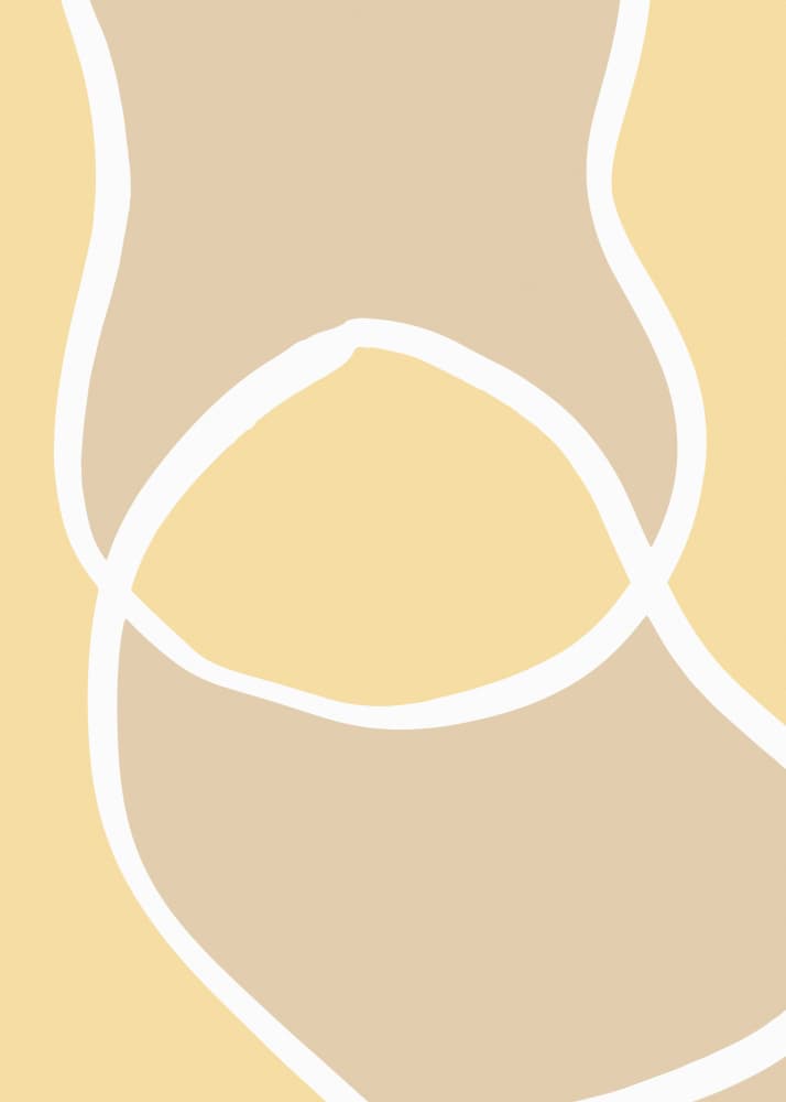 Soft Abstract Curves by Pictufy Studio — canvas wall art