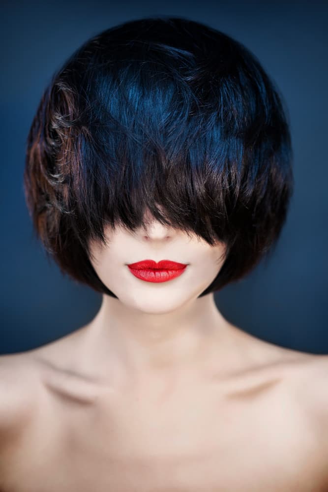 Striking Red Lips by Oren Hayman — canvas wall art