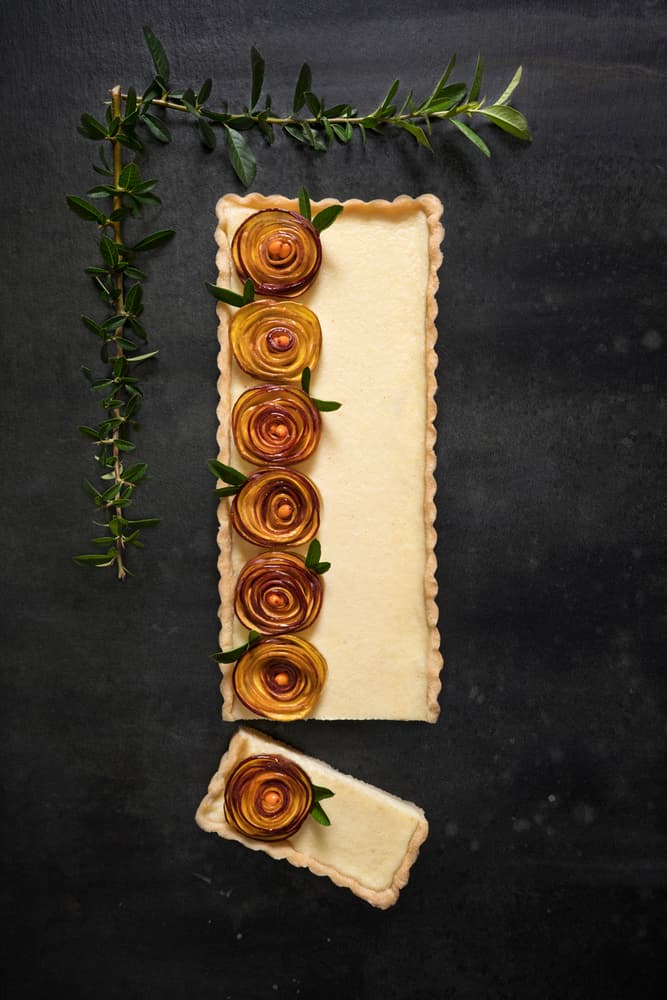 Gourmet Apple Rosette Tart by Diana Popescu — canvas wall art