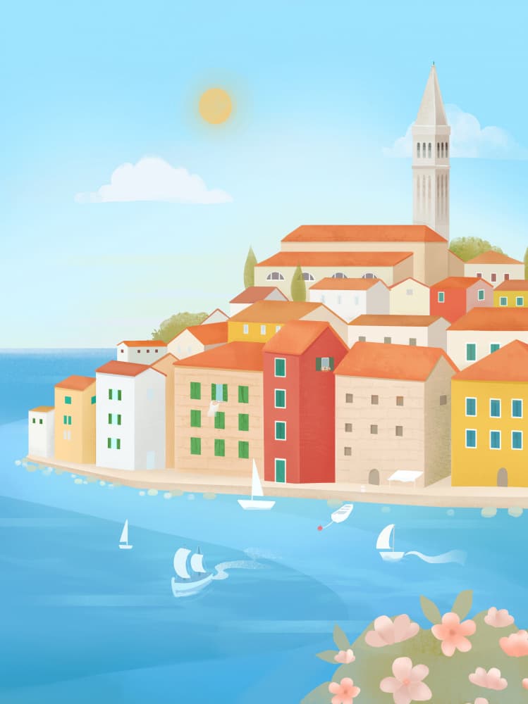 Rovinj by Petra Lizde — canvas wall art