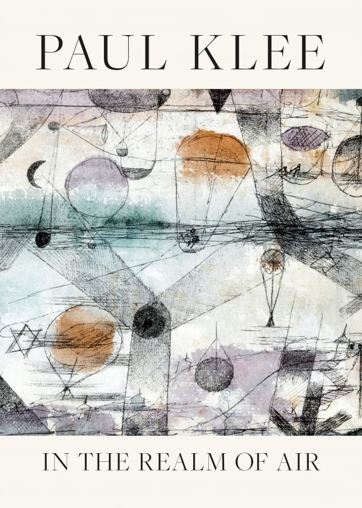 In the Realm of Air 1917 by Paul Klee — canvas wall art
