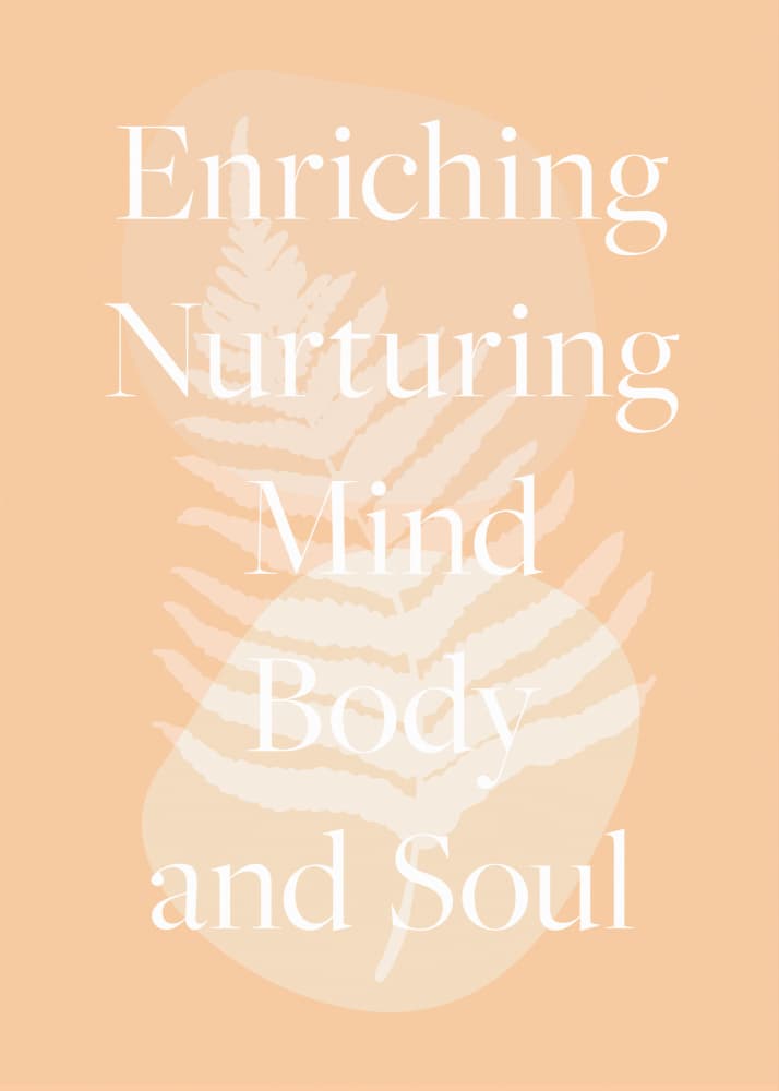 Calm Mind Body Soul by Pictufy Studio — canvas wall art