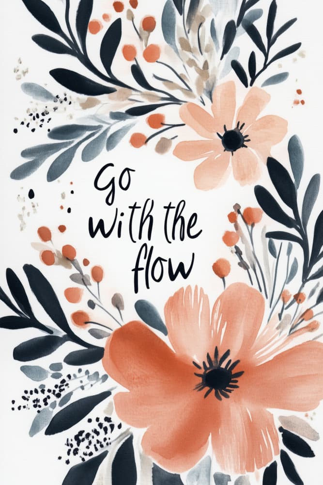 Floral Harmony by Treechild — canvas wall art
