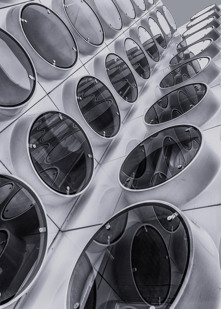 Modern Building Facade by Theo Luycx — canvas wall art