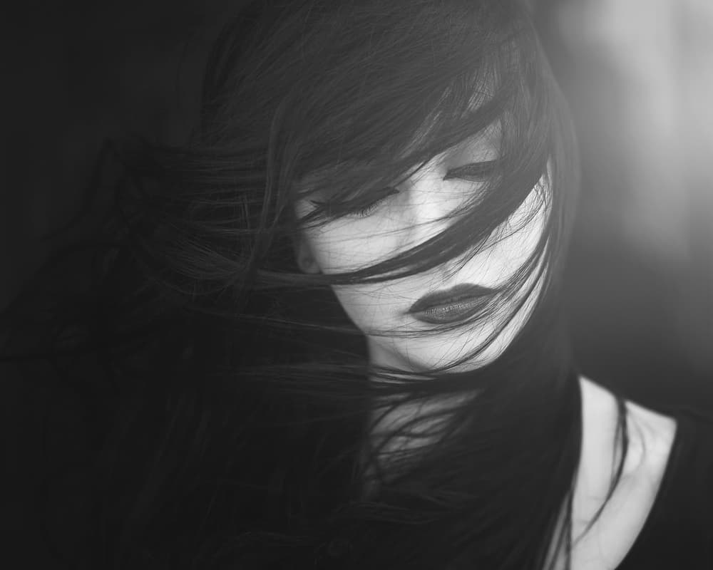 Dark Hair Mystery by Bobby Kostadinov — canvas wall art