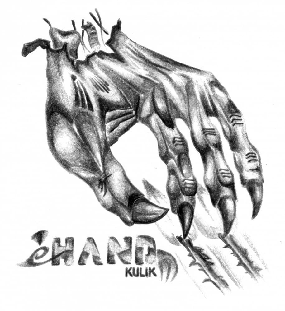 Dark Monster Hand by Kulik — canvas wall art