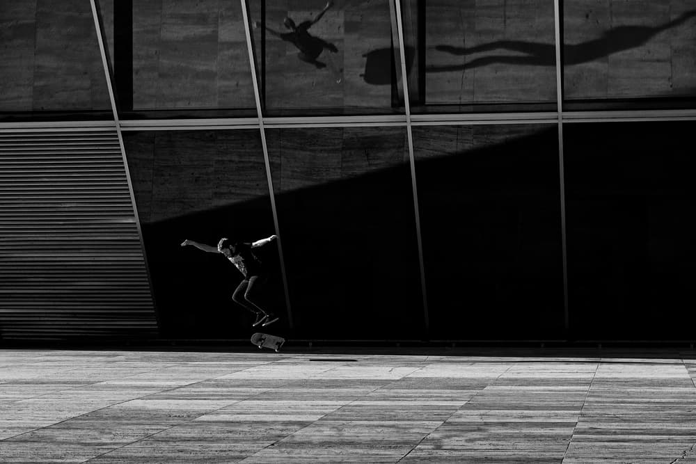 Skater Urban Jump by Carlos Costa — canvas wall art