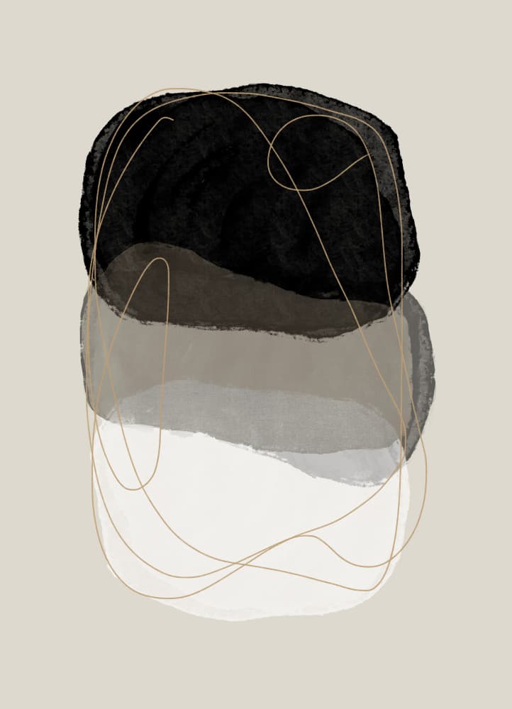 Graphic 238 by Mareike Böhmer — canvas wall art