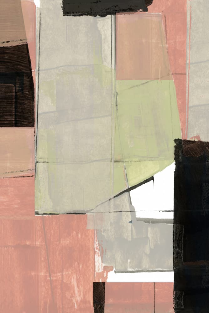 Layered Earthy Blocks by cartissi — canvas wall art