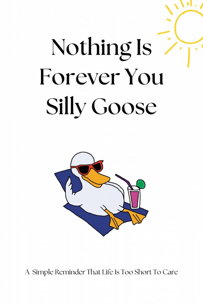Relaxing Silly Goose by Nazma Khokhar — canvas wall art