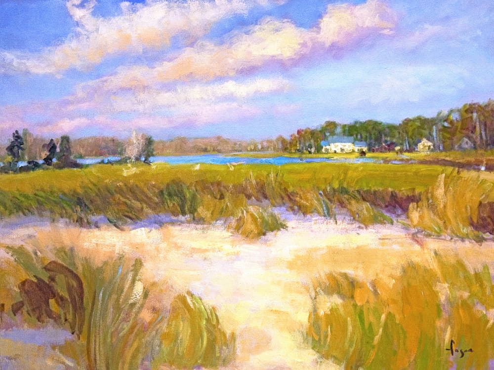 Serene Marshland View by Dorothy Fagan — canvas wall art