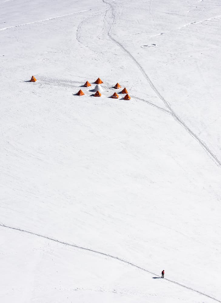 Arctic Camp Solitude by Wayne Pearson — canvas wall art