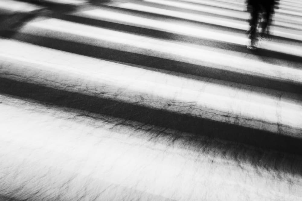 Urban Crossing Motion by Swen MUN — canvas wall art