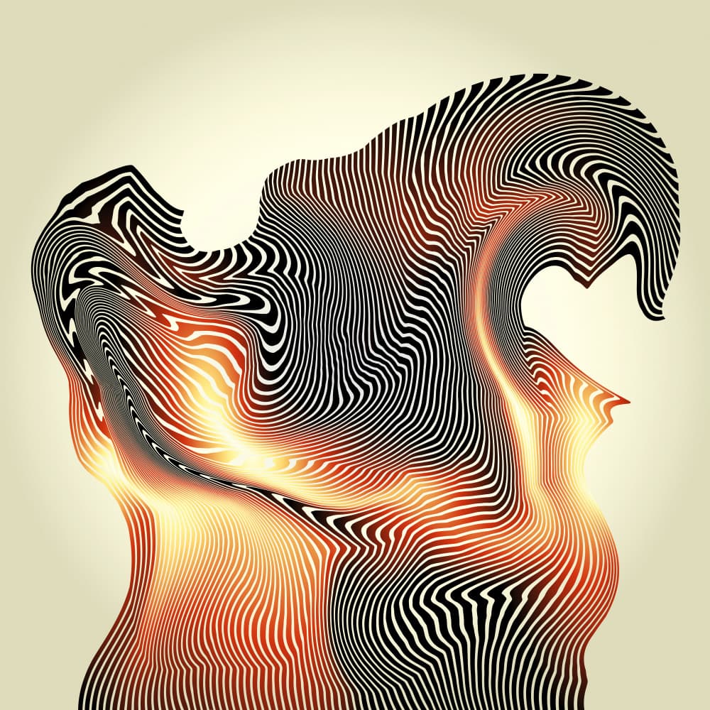 Dynamic Flowing Glow by Angelo Cerantola — canvas wall art