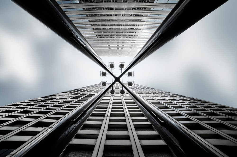 Symmetrical City Lights by Takashi Suzuki — canvas wall art