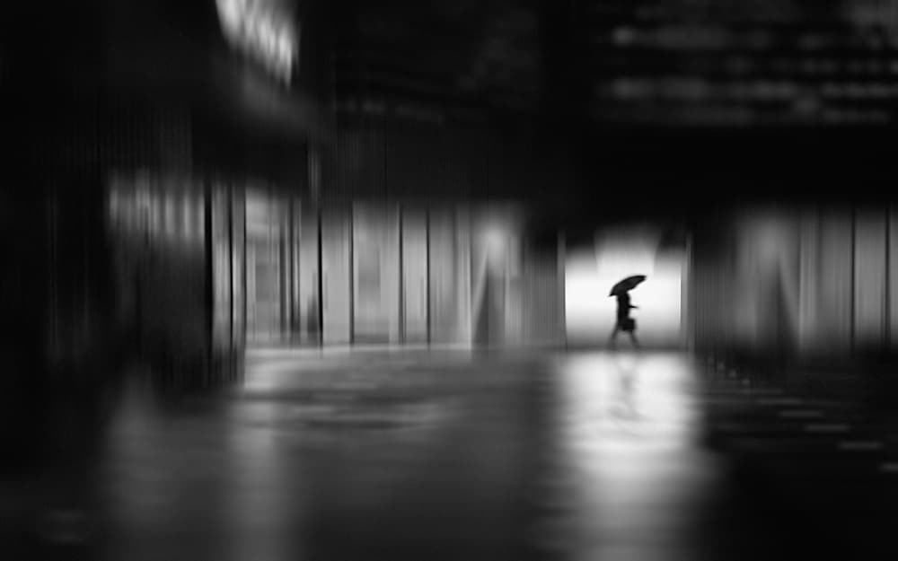 Mysterious Rainy Passage by Teruhiko Tsuchida — canvas wall art