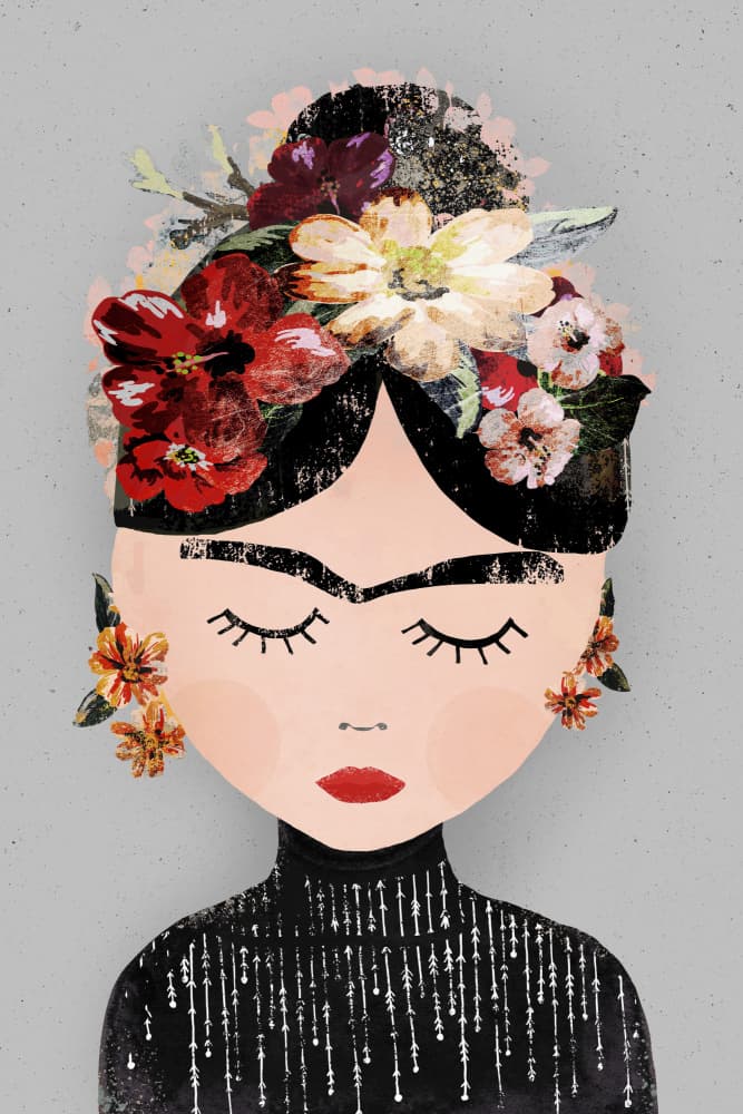 Floral Serenity by Treechild — canvas wall art