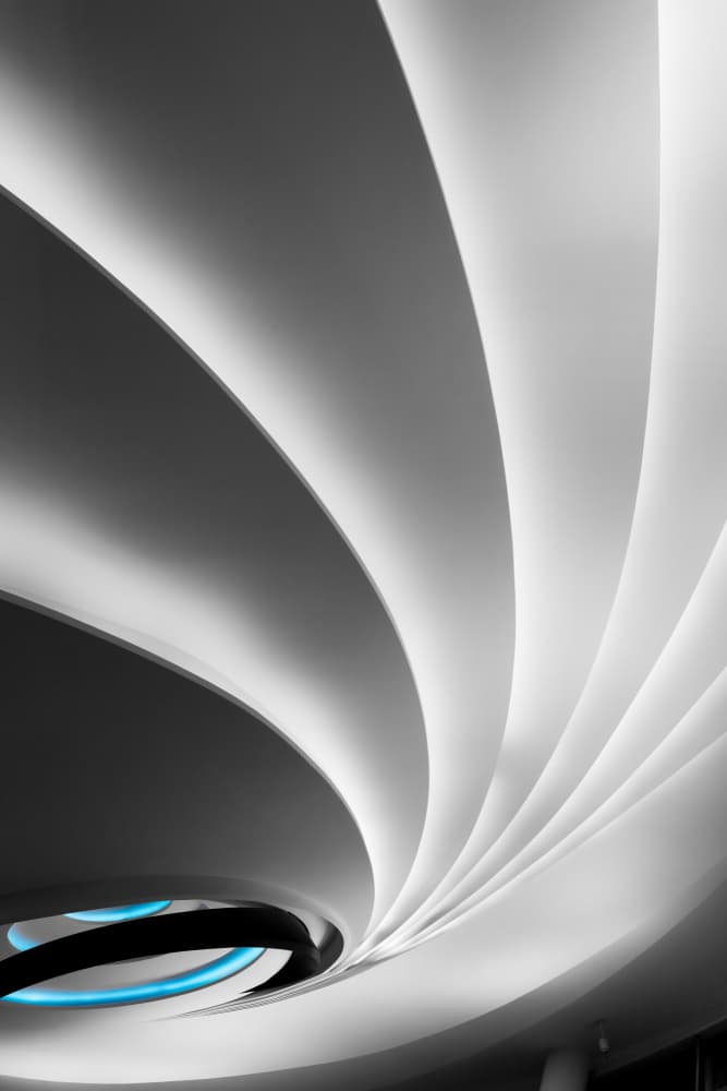 Modern Spiral Light by konglingming — canvas wall art